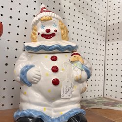 Main Street Flea Market - Clown cookie jar