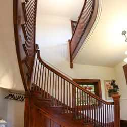 White Willow Reception Center - Grand staircase in the entry.