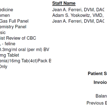 BluePearl - Invoice - Veterinarians Near Me - New York, New York BluePearl - Invoice - Veterinarians Near Me - New York, New York