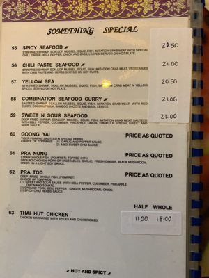 Menu photo 4 Thai Hut Restaurant Santa Maria, CA