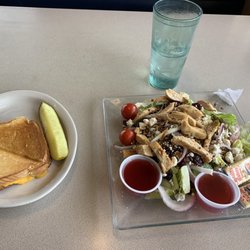 Russ' Restaurant - Michigan Cherry salad and good ole grilled cheese.