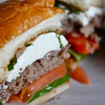AJ Bombers - Caprese Burger - Burgers Near Me - Milwaukee, Wisconsin