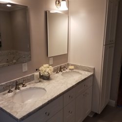 French Quarter Facades Kitchen & Bath - Marble bathroom vanity cabinet
