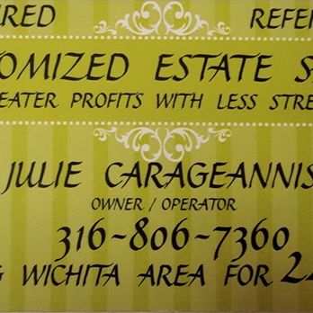 Customized Estate Sales - Estate Liquidation Near Me - Wichita, Kansas Customized Estate Sales - Estate Liquidation Near Me - Wichita, Kansas