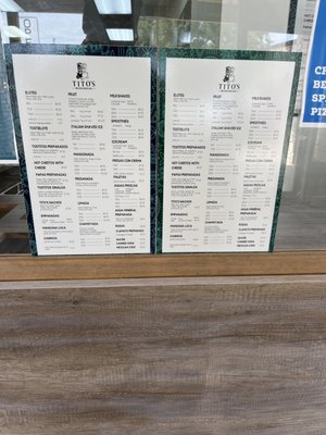 Menu photo 2 Tito's Mexican Snack Bar Helotes, TX