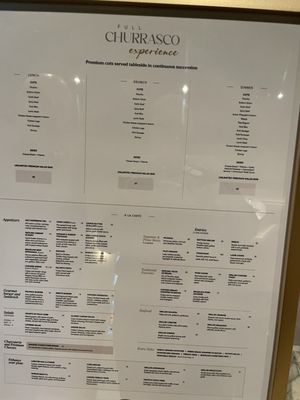 Menu photo 2 Estancia Brazilian Steakhouse Leander, TX