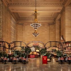 Grand Brasserie - Vanderbilt Hall has been transformed into the Grand Brasserie, a New York City meeting place with Parisian flair.