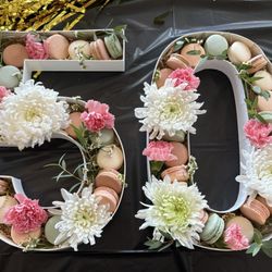 Savvy Macs - Beautiful 50th birthday macaron sampler!