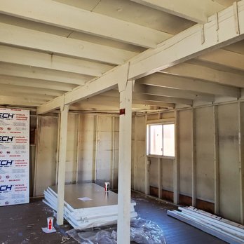 Five Star Drywall Construction - downstairs before pic... - Drywall Installation & Repair Near Me