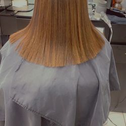 Contemporary Hair Designs - Wash , trim and pressed
