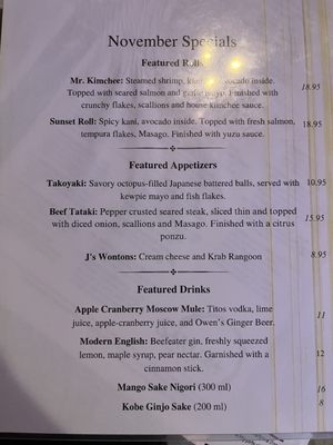Menu photo 3 Sakura Sushi & Grill Tallahassee, FL Menu photo 3 Sakura Sushi & Grill Tallahassee, FL