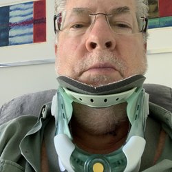 Robert Norton, MD - This is what a hard cervical brace/collar looks like!