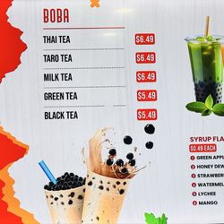 Halal Shop - Drink menu