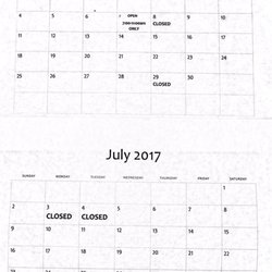 Allergy, Asthma and Immunology Care Center - 2017 June and July Closings