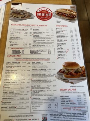 Menu photo 4 Sunset Grill Niagara Falls, ON