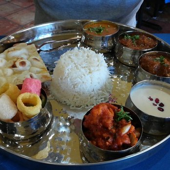 Urban Rrasoi - Beautiful lunch platter (lamb rogan josh) - Indian Near Me - Miami, Florida Urban Rrasoi - Beautiful lunch platter (lamb rogan josh) - Indian Near Me - Miami, Florida