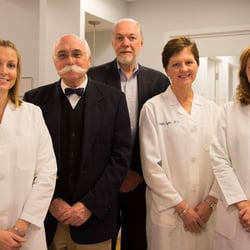 Boston Medical Center - (L-R): Michelle Bonnette, NP; Charles Tifft, MD; Michael Miller, MD; Judith Lytle, MD & Stephanie Quintiliani, NP.