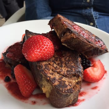 The Pearl Hotel - Chocolate French toast with smoked syrup... - San Diego, CA