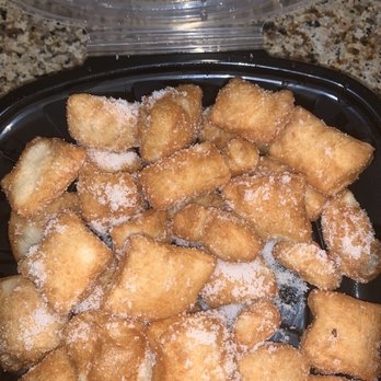 Vendetti's - These are a lot of fun - taste like sugar coated donuts. They come with chocolate sauce / caramel sauce and vanilla ice cream. - Pizza Near Me - Cumming, Georgia Vendetti's - These are a lot of fun - taste like sugar coated donuts. They come with chocolate sauce / caramel sauce and vanilla ice cream. - Pizza Near Me - Cumming, Georgia