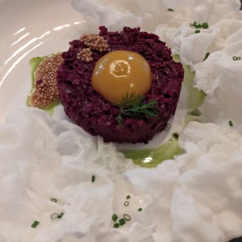Lovina - Beetroot tartare - New American Near Me - Calistoga, California Lovina - Beetroot tartare - New American Near Me - Calistoga, California