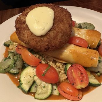 Aqui Cal-Mex - Wild crab cake and enchiladas 1/2024 - Mexican Near Me - San Jose, California Aqui Cal-Mex - Wild crab cake and enchiladas 1/2024 - Mexican Near Me - San Jose, California