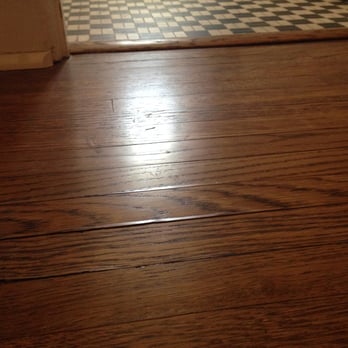 Antique Hardwood Floors - Cracks in my floors after Terry refinished them. He wouldn't credit me any money to fix them. - Flooring Near Me - Glendale, California Antique Hardwood Floors - Cracks in my floors after Terry refinished them. He wouldn't credit me any money to fix them. - Flooring Near Me - Glendale, California