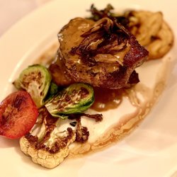 Alloro Wine Bar and Restaurant - Steak dinner.
