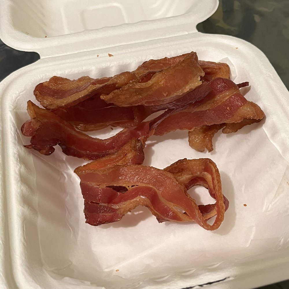 Tosti Cafe & Kitchen - Smoked Bacon.. NO flavor, overcooked, and NOT worth $6.50! - Coffee & Tea Near Me - Hoboken, New Jersey Tosti Cafe & Kitchen - Smoked Bacon.. NO flavor, overcooked, and NOT worth $6.50! - Coffee & Tea Near Me - Hoboken, New Jersey