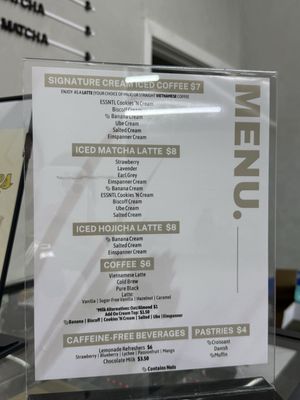 Menu photo 6 ESSNTL Coffee San Diego, CA