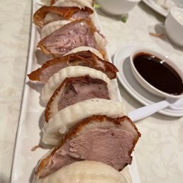 Half Peking duck $19 Half Peking duck $19