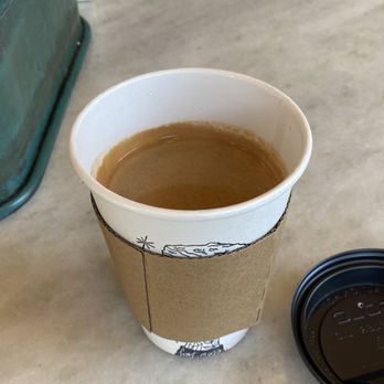 Argonaut Coffee & Biscuits - Crema after sitting/sipping a few minutes.... - Coffee & Tea Near Me - Leavenworth, Washington