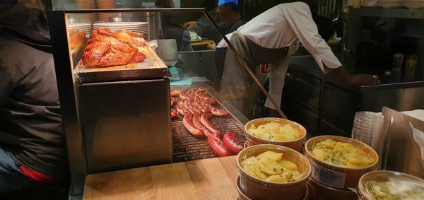 Sternen Grill + Sternen Grill Restaurant im oberen Stock. by null