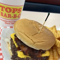 The Policeman, fries, and water. Water is good in Memphis! The Policeman, fries, and water. Water is good in Memphis!