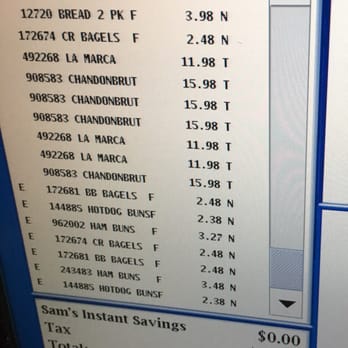 Sam's Club - Our total river trip bill! - Wholesale Stores Near Me - Friendswood, Texas Sam's Club - Our total river trip bill! - Wholesale Stores Near Me - Friendswood, Texas
