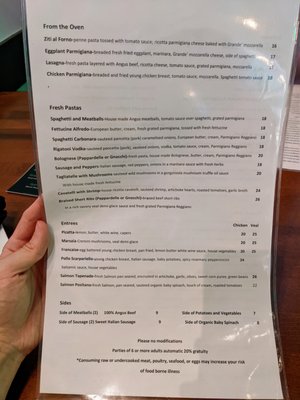 Menu photo 4 Vici Ristobar Durham, NC