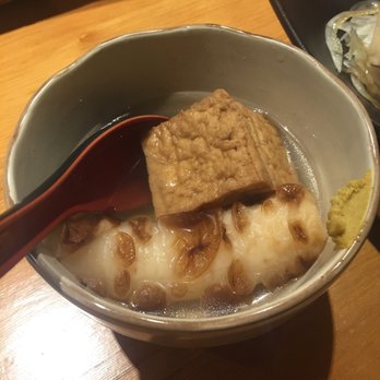 Guu with Garlic - Oden w/ fried tofu and a fish cake - Japanese Near Me - Vancouver, British Columbia