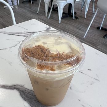 Before n After - Boat Latte (Biscoff Oat Latte) - Coffee & Tea Near Me - La Palma, California