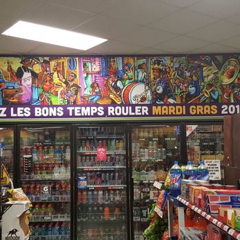 Shell Service Station - Cool fun decor on top of the beer and sodas fridge. - Gas Stations Near Me - Picayune, Mississippi