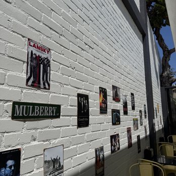 Broadway Sandwiches - Patio area with 2 seats per table - Sandwiches Near Me - Laguna Beach, California