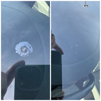 Superglass Windshield Repair - Before and after rock chip repair - Windshield Installation & Repair Near Me - Syracuse, Utah Superglass Windshield Repair - Before and after rock chip repair - Windshield Installation & Repair Near Me - Syracuse, Utah