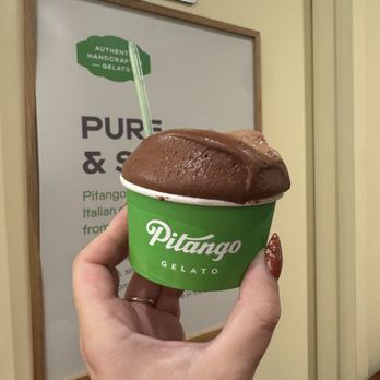 Pitango Gelato & Coffee - Regular cup with dark chocolate and bacio - Ice Cream & Frozen Yogurt Near Me - Washington, DC, District of Columbia Pitango Gelato & Coffee - Regular cup with dark chocolate and bacio - Ice Cream & Frozen Yogurt Near Me - Washington, DC, District of Columbia