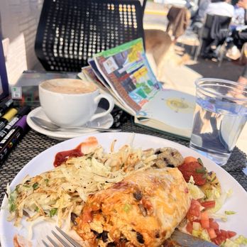 Cafe Lush - Breakfast burrito with hashbrowns. - Cafes Near Me - Albuquerque, New Mexico Cafe Lush - Breakfast burrito with hashbrowns. - Cafes Near Me - Albuquerque, New Mexico