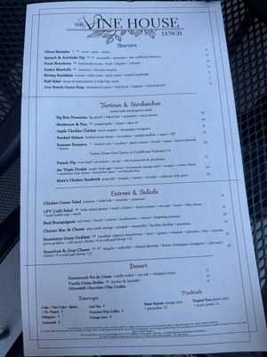 Menu photo 2 The Vine House Ripon, CA