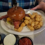 Photo of Slater's 50/50 - Anaheim Hills - Anaheim, CA, United States. Tator tots not crispy enough