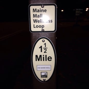 Maine Mall Wellness Loop - Markers along the sidewalk - Hiking Near Me - South Portland, Maine Maine Mall Wellness Loop - Markers along the sidewalk - Hiking Near Me - South Portland, Maine