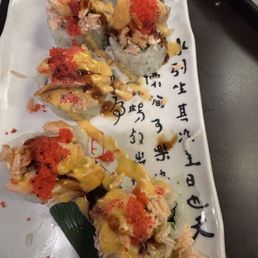 Baked Salmon Dynamite Roll