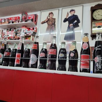 Alice's Restaurant - a display of coca cola bottles - Coffee & Tea Near Me - Tucson, Arizona