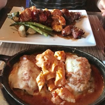 Toscana 52 - Eggplant Recotta and Chicken/Sausage/Shrimp Kebobs were delicious. - Italian Near Me - Feasterville, Pennsylvania