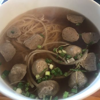 Mama Pho - Kid's meatball pho. Huge portions for a growing kiddo. Hit the spot! - Vietnamese Near Me - Honolulu, Hawaii