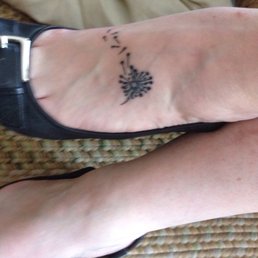 My foot tattoo. My foot tattoo.